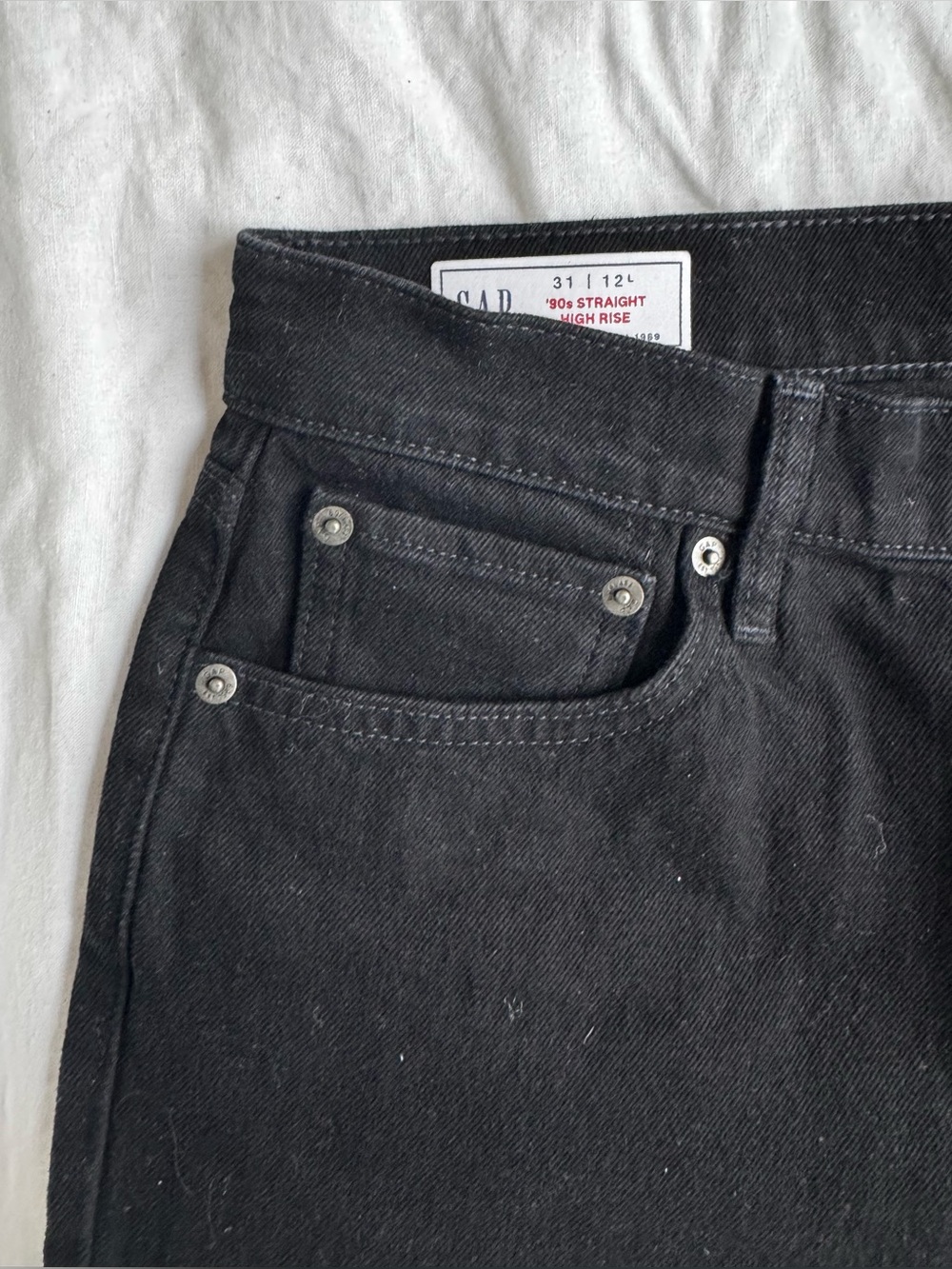 GAP Black '90s Straight High-Rise Women’s Jeans